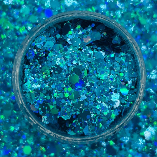 FLOUNDER - Chunky Super Holographic Glitter Mix