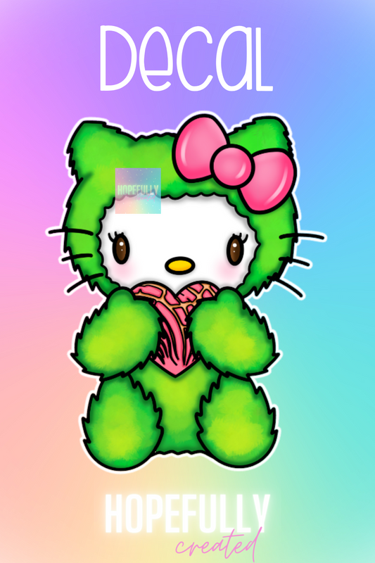 Christmas Grump Kitty Decal-63 VIP