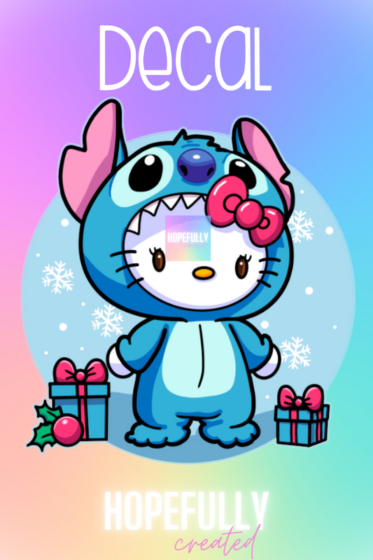 Christmas Kitty Alien Decal-67 VIP
