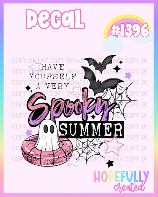 Spooky Summer Decal-1396