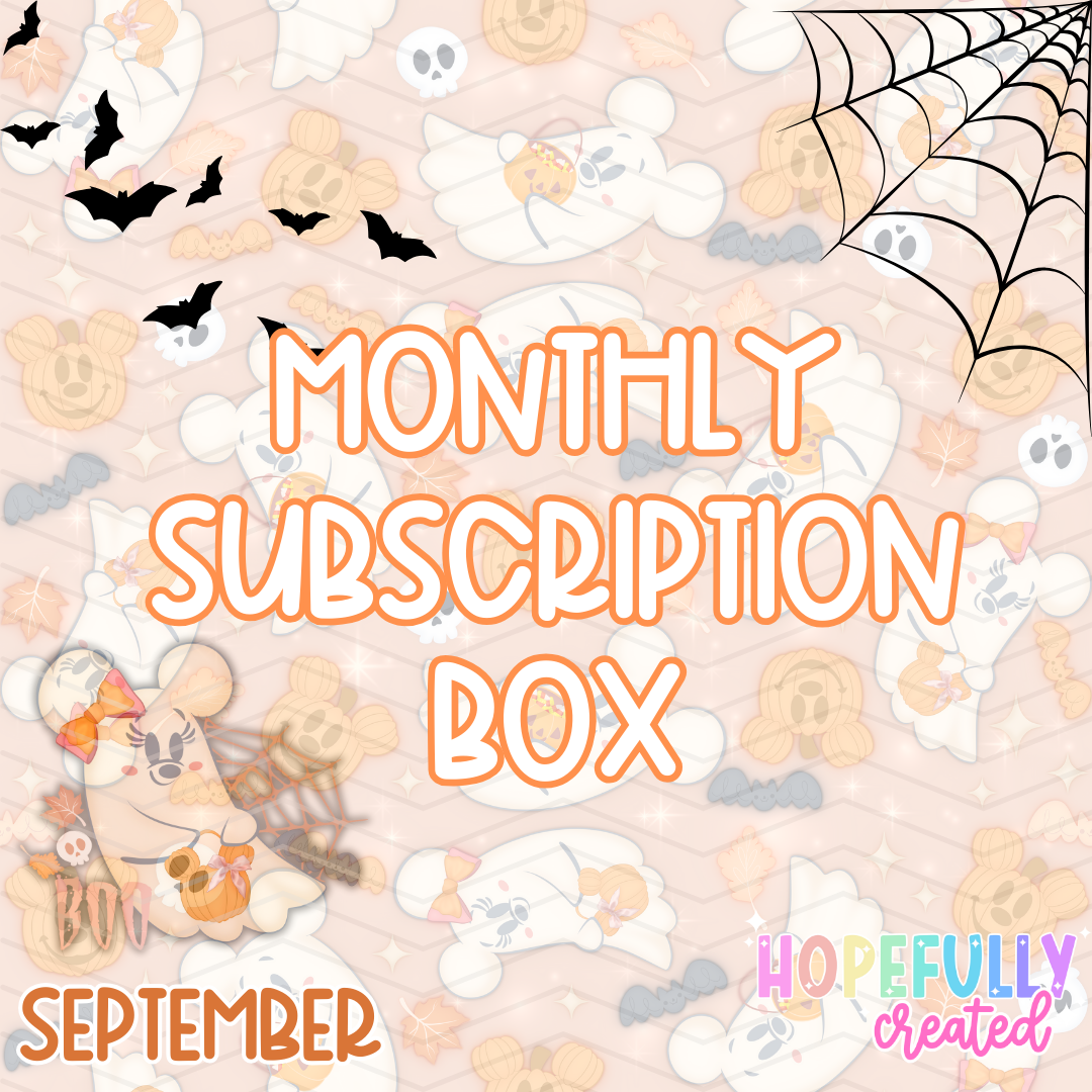 September Monthly Subscription Box [Must purchase alone-NO discount co ...