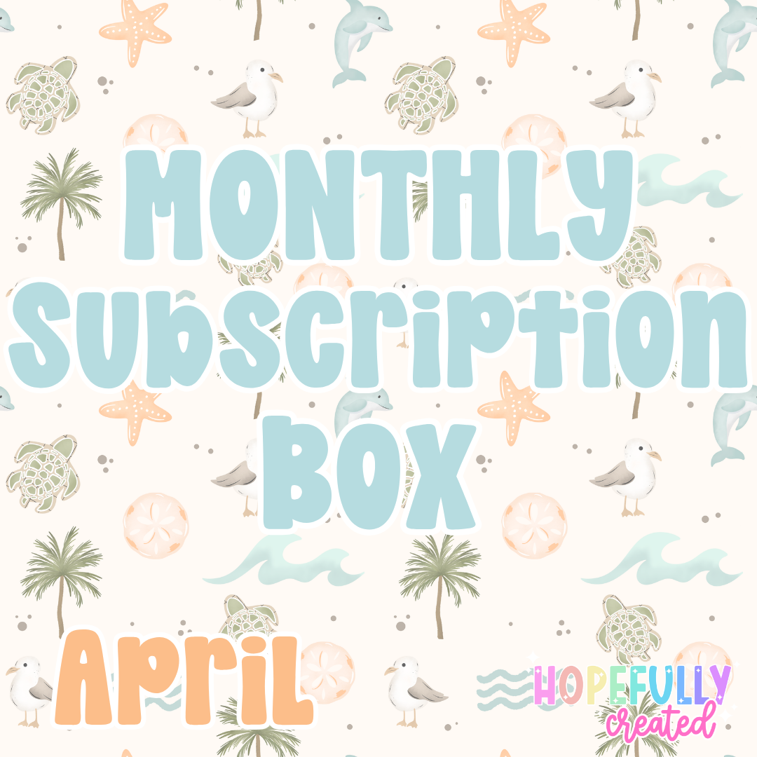 April Monthly Subscription Box [Must purchase alone-NO discount codes]