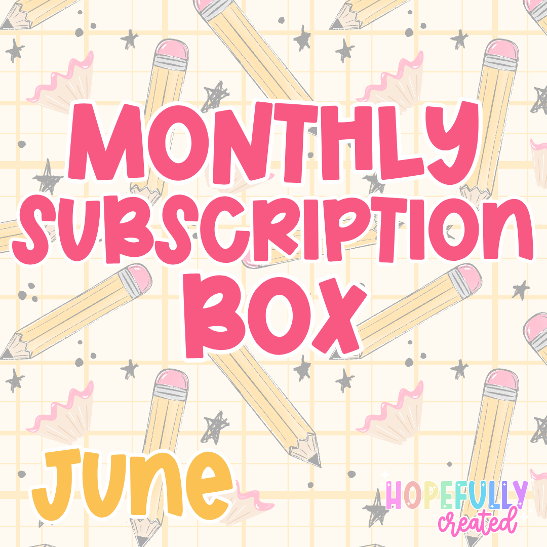 June Monthly Subscription Box [Must purchase alone-NO discount codes]