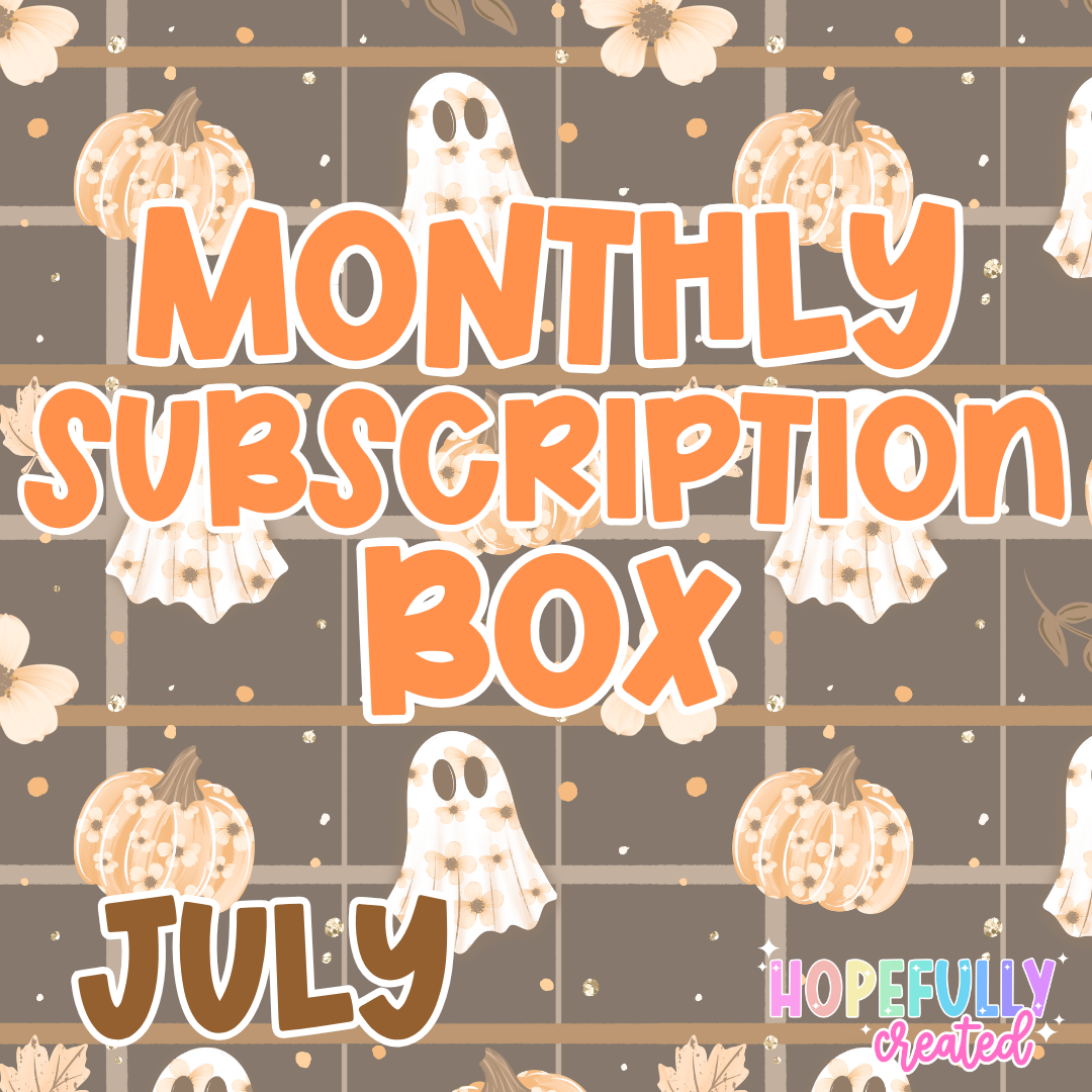 July Monthly Subscription Box [Must purchase alone-NO discount codes]