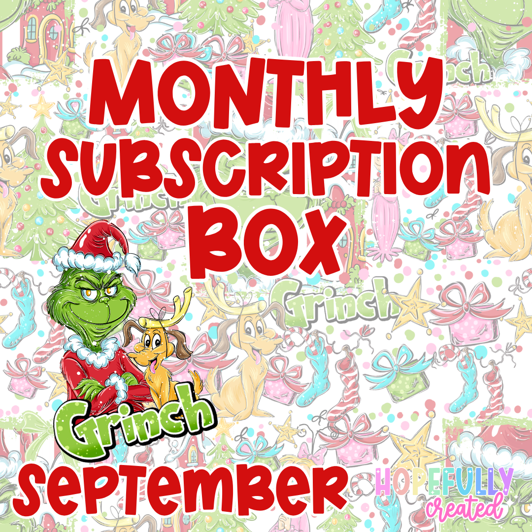 September Monthly Subscription Box [Must purchase alone-NO discount codes]