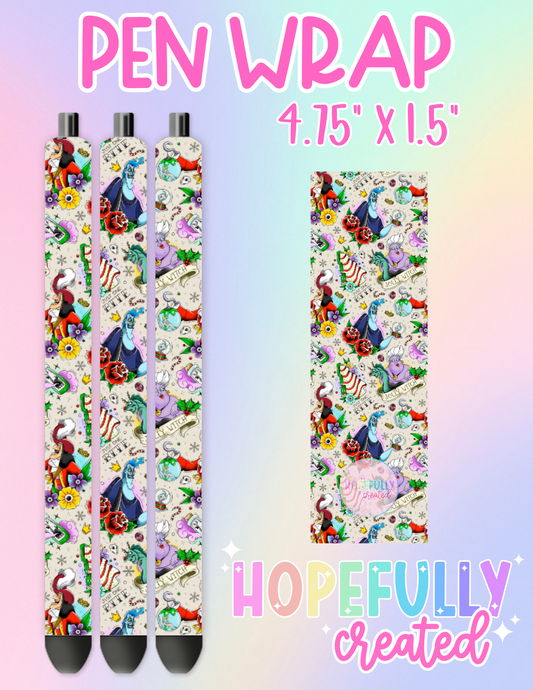 Villains Pen Wrap-1614 VIP Holiday