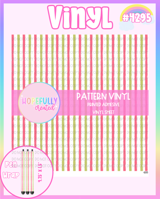 Watermelon Stripes Vinyl Collection - 4295