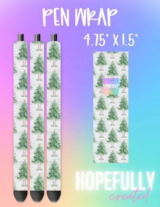 Christmas Tree Pen Wrap-579