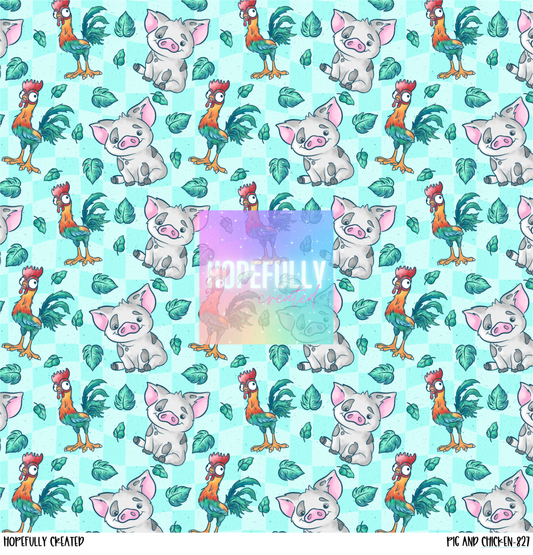 Pig and Chicken Vinyl Collection - 827 VIP