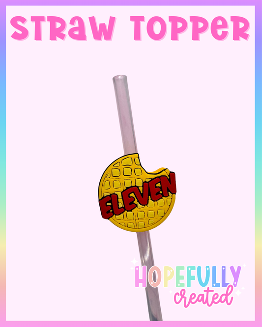 Eleven Waffle Straw Topper