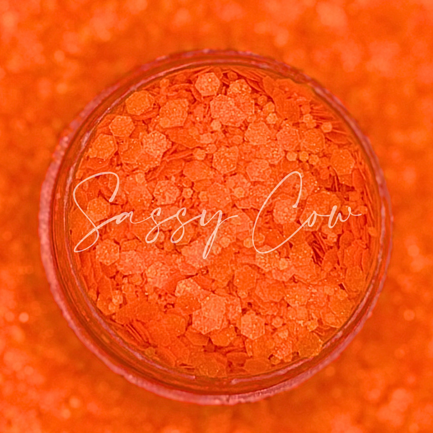 LALA ORANGE - Chunky Textured Glitter Mix