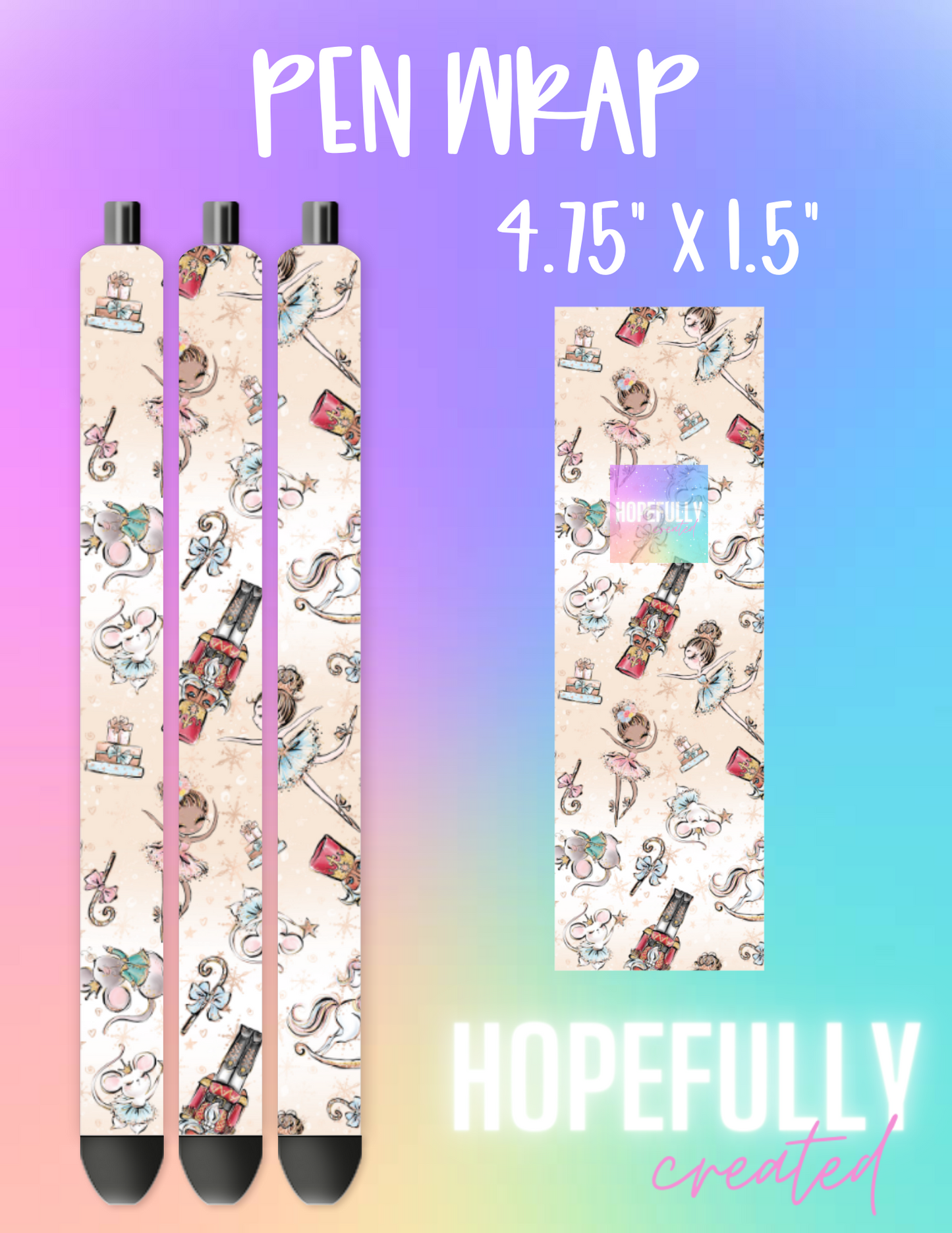 Nutcracker Pen Wrap-582