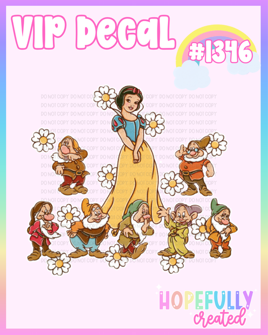 Snow W Decal-1346 VIP