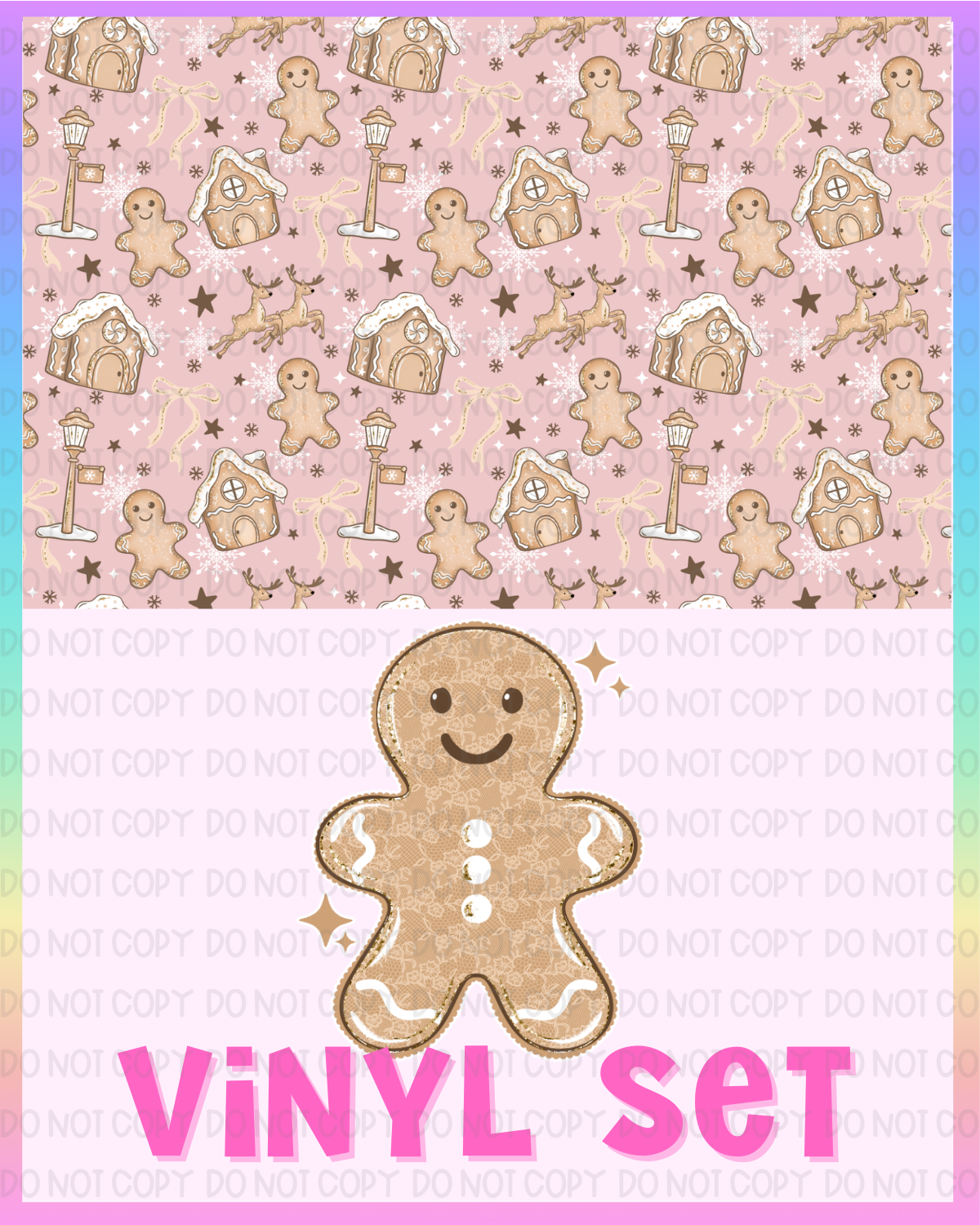 Gingerbread Vinyl Set