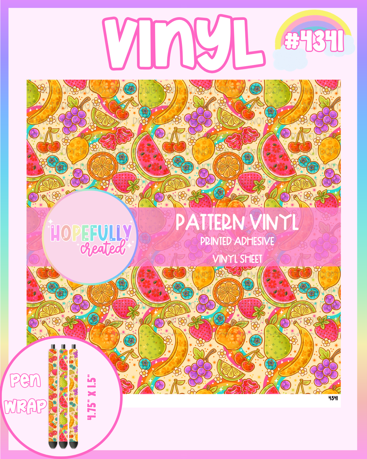 Fruits Vinyl Collection - 4341