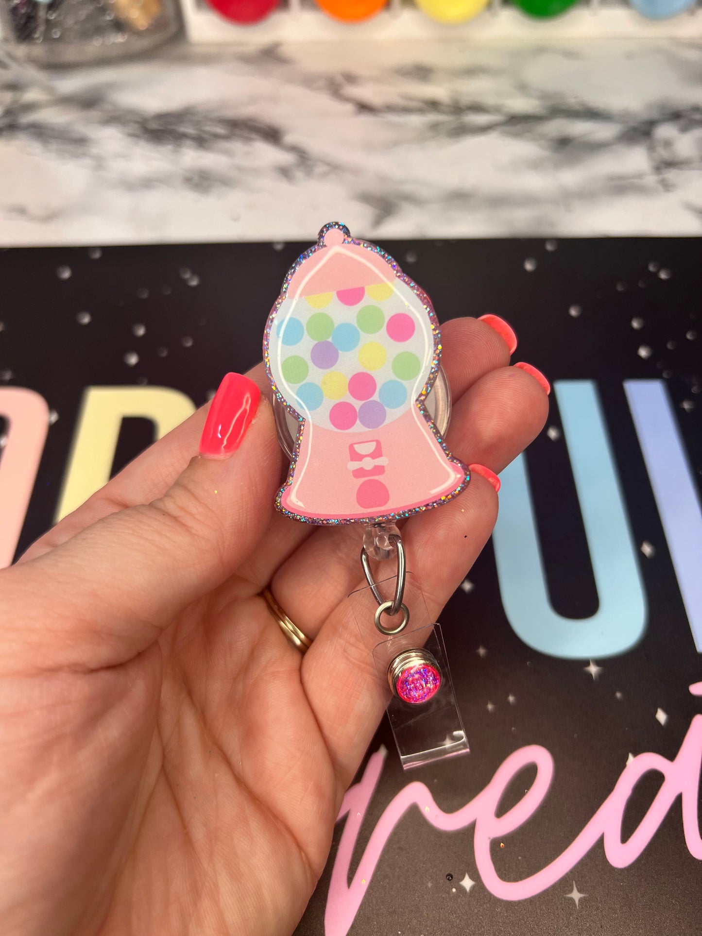 Gumball Badge Reel