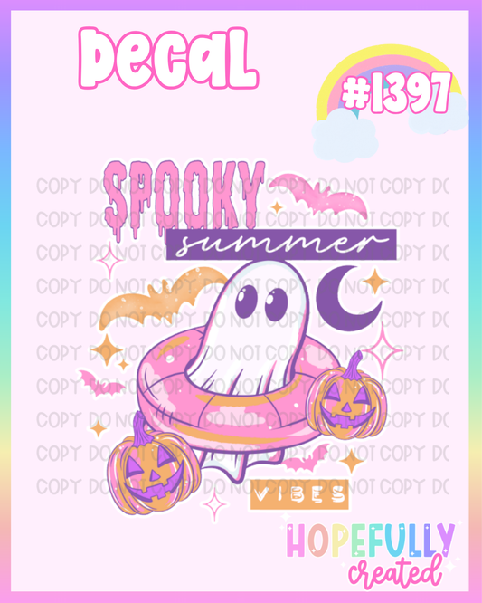 Spooky Summer Decal-1397