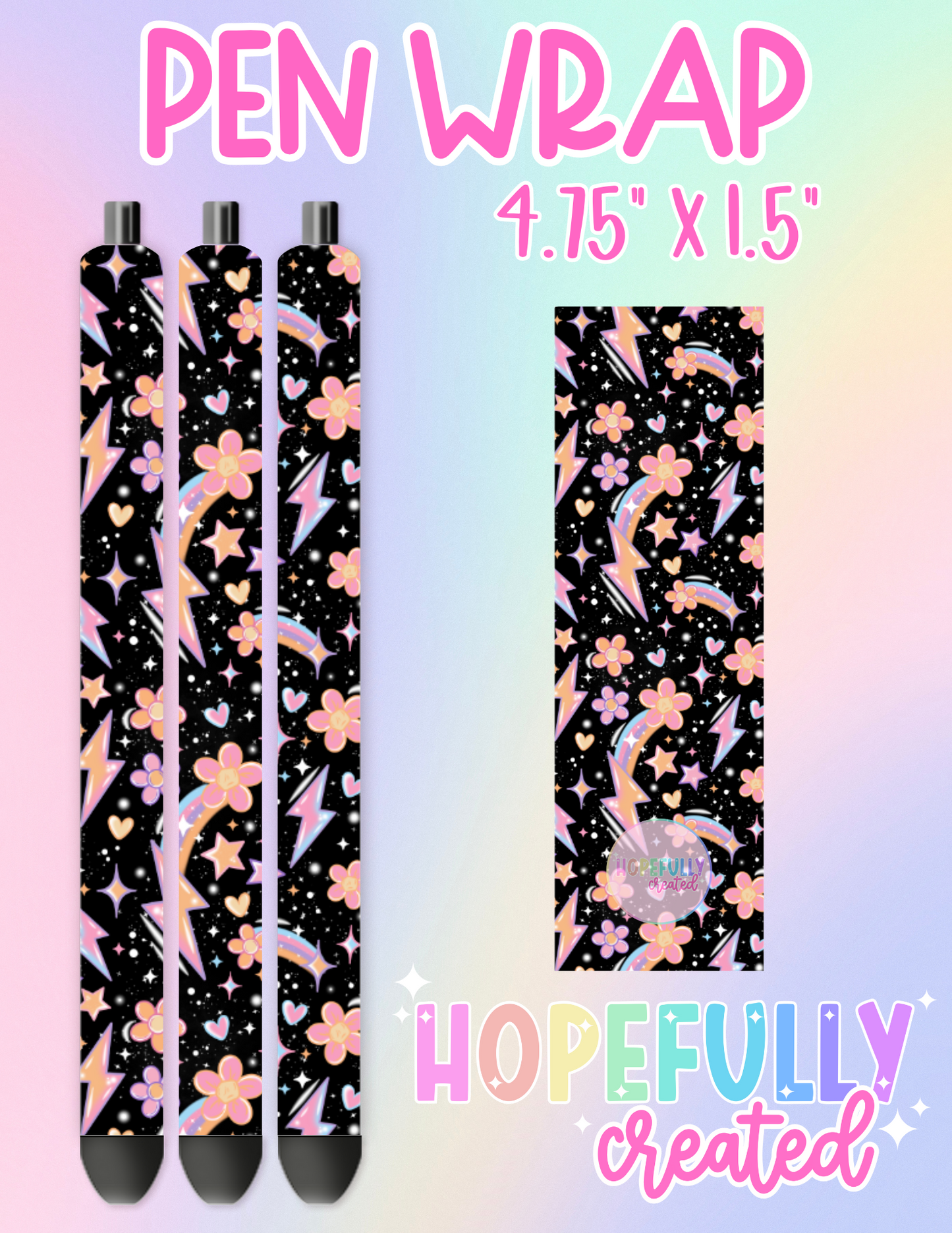 Floral Pen Wrap-2403