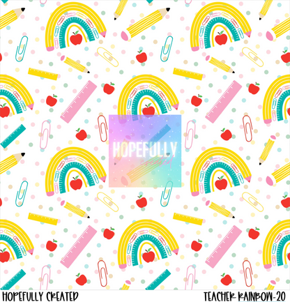Teacher Rainbow Vinyl Collection - 20