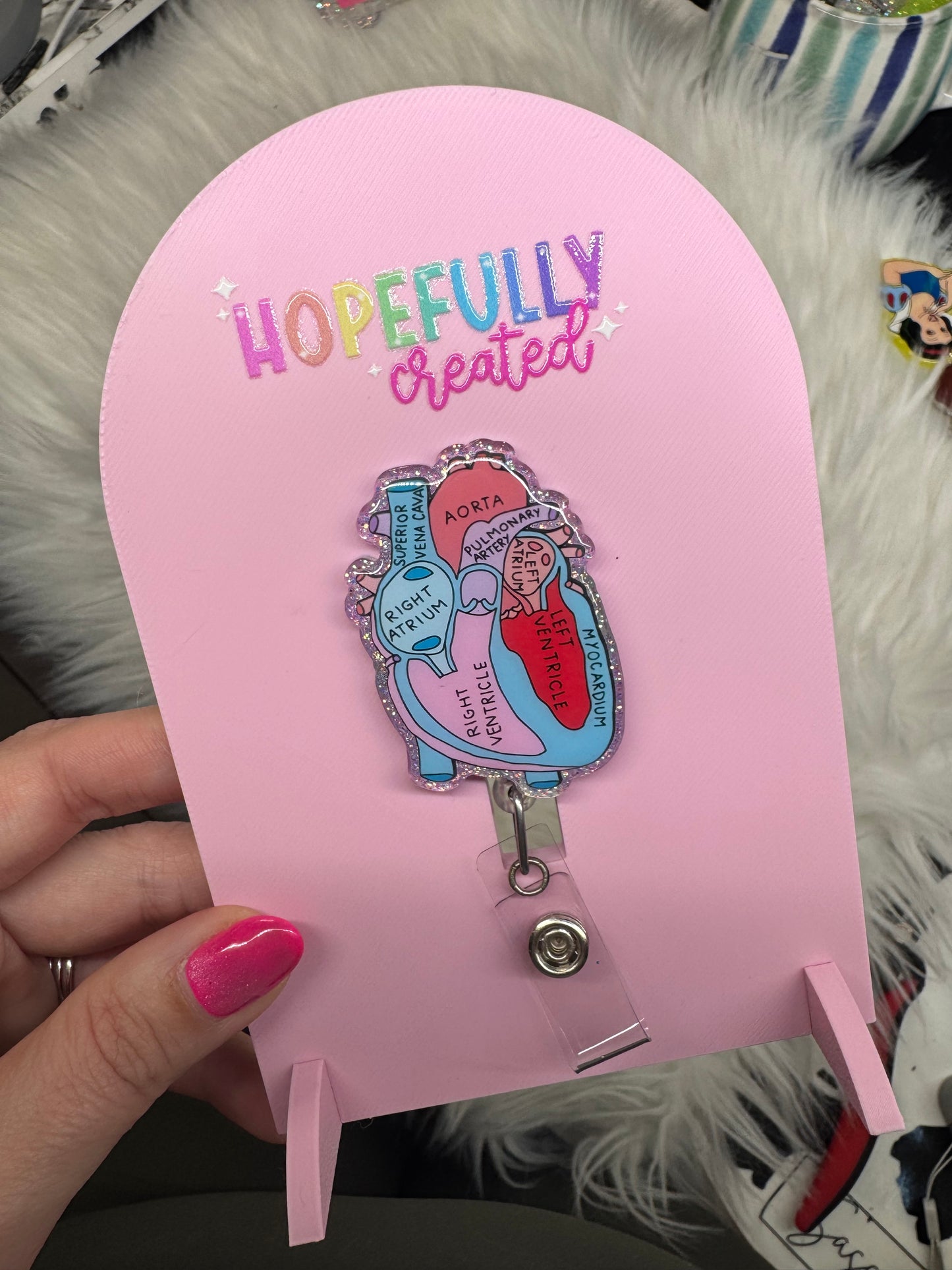 Anatomical Heart Badge Reel