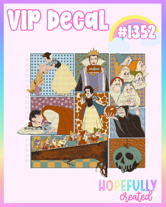 Snow W Decal-1352 VIP