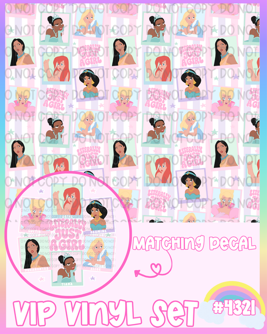 Princess Vinyl Set