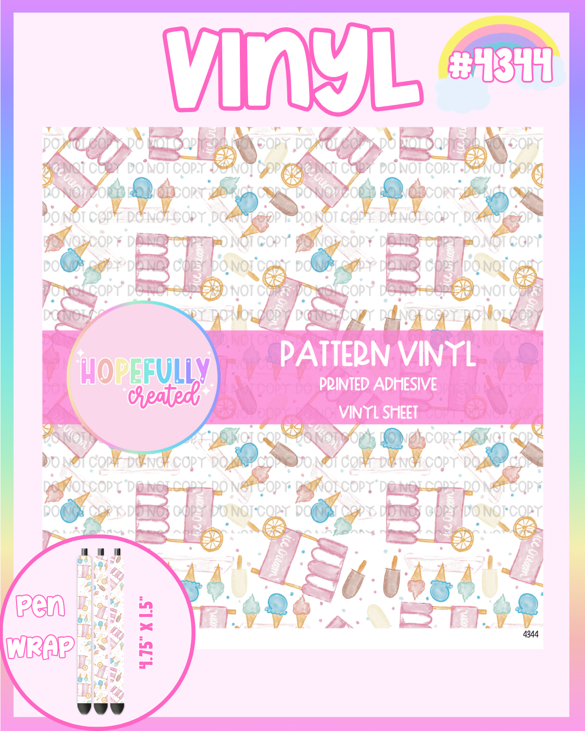 Ice Cream Vinyl Collection - 4344
