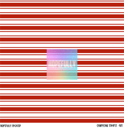 Candy Cane Stripes Vinyl Collection- 483