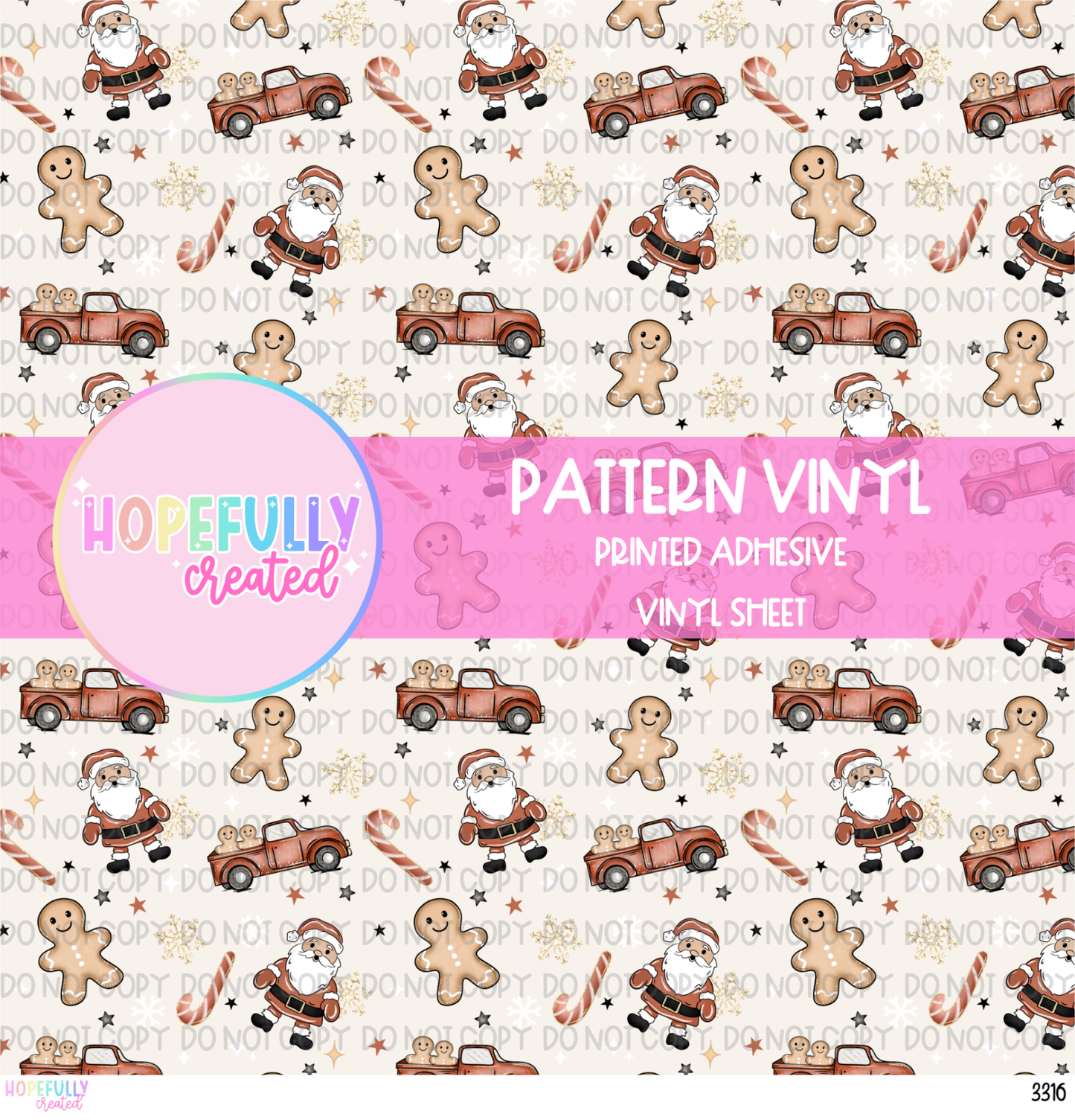 Santa Truck (Light Skin) Vinyl Collection - 3316