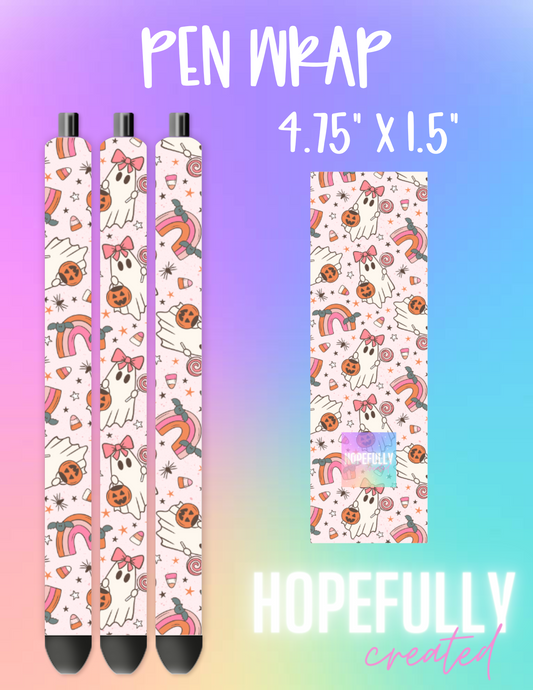 Girly Ghosts Pen Wrap-343