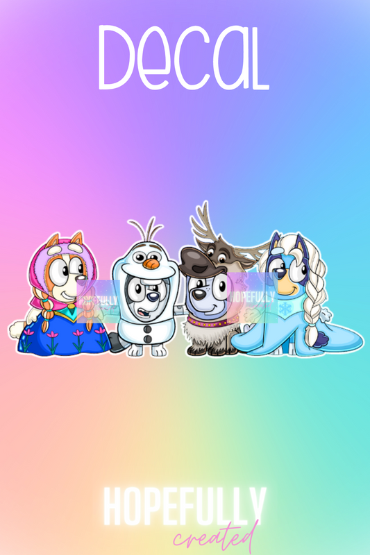 Frozen Dogs Decal-85 VIP