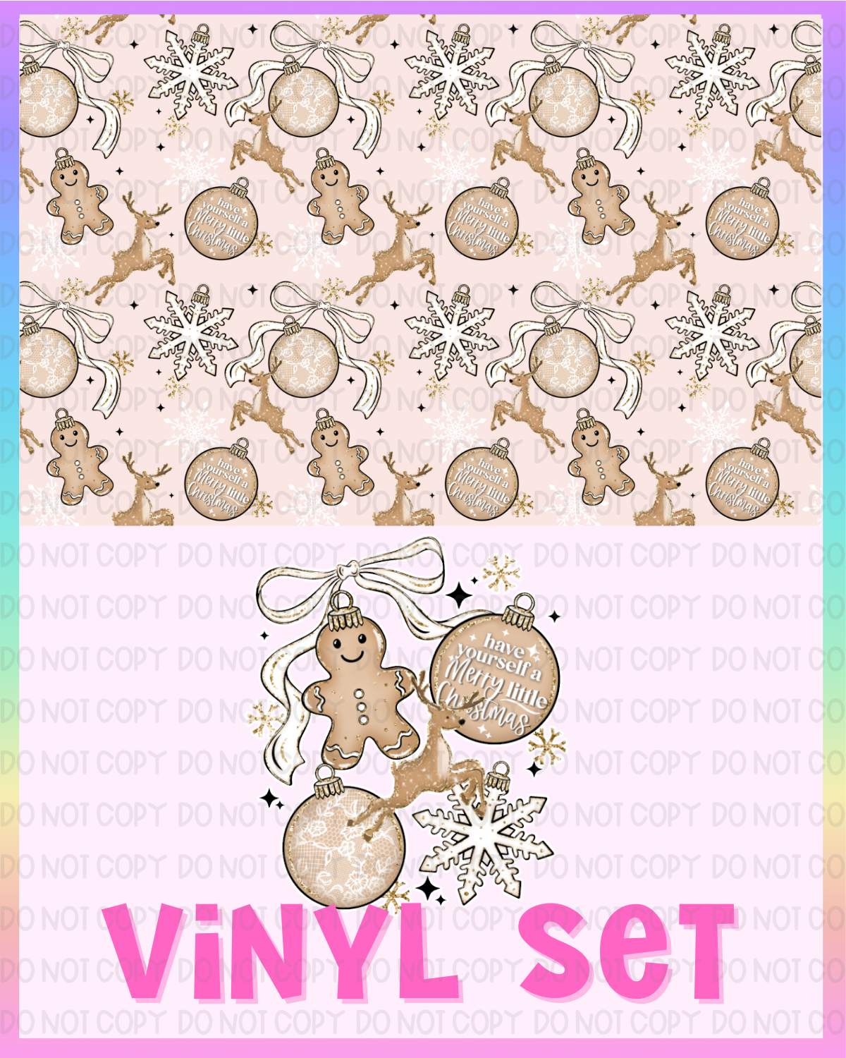 Gingerbread Vinyl Set