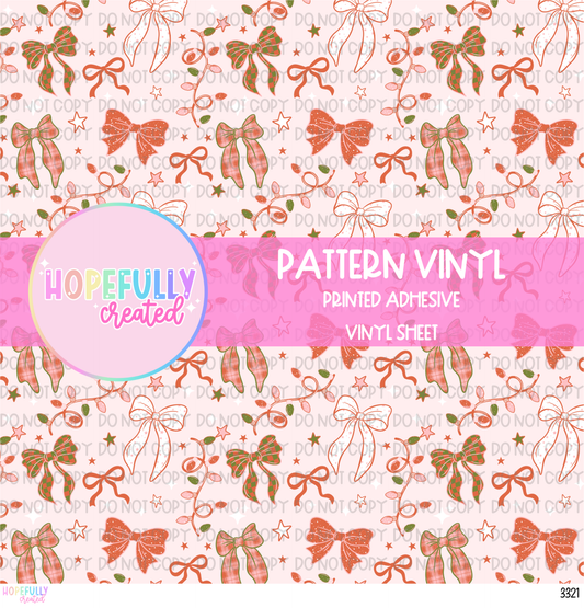 Christmas Bows Vinyl Collection - 3321