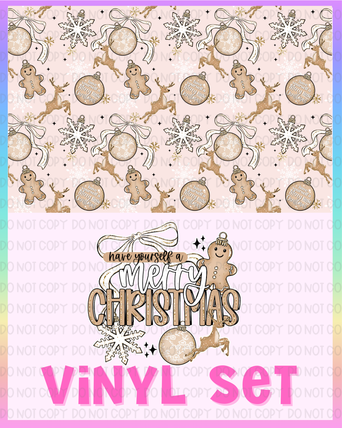 Gingerbread Vinyl Set