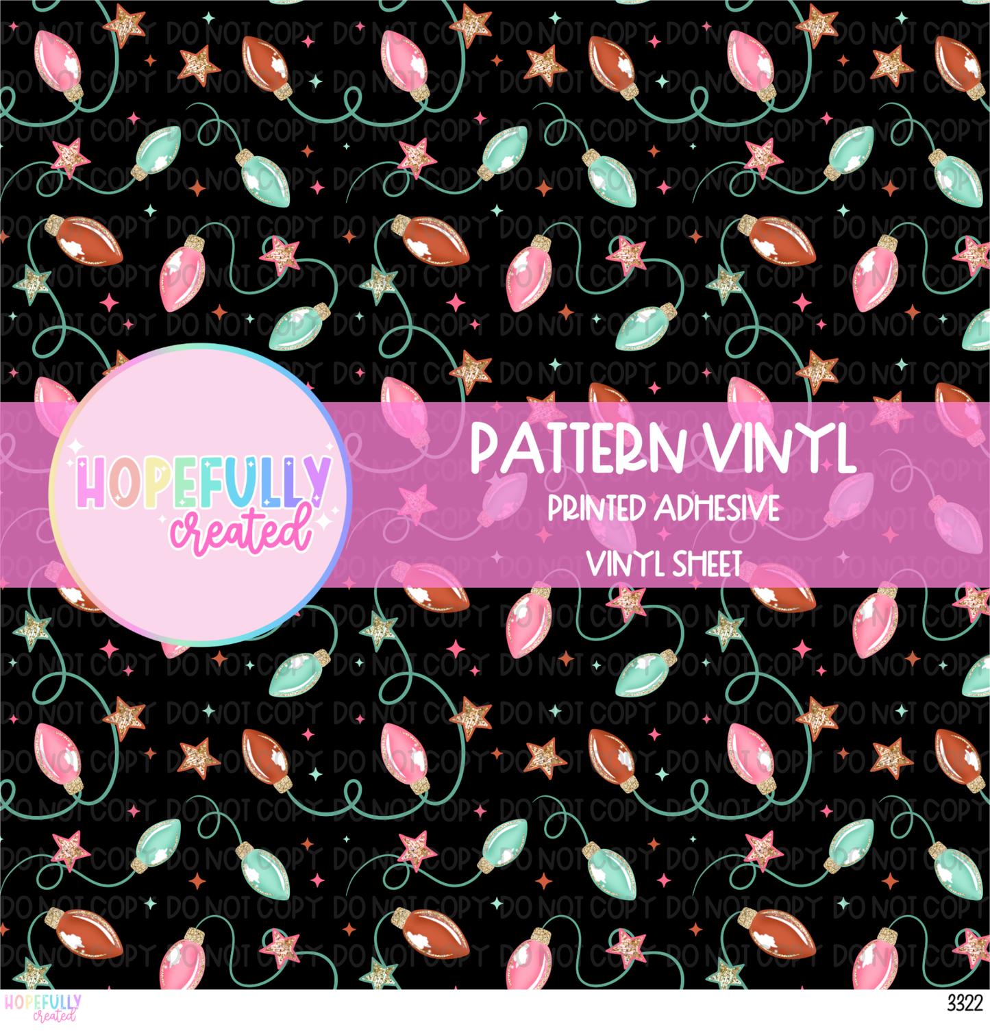 Christmas Lights Vinyl Collection - 3322