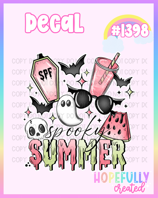 Spooky Summer Decal-1398