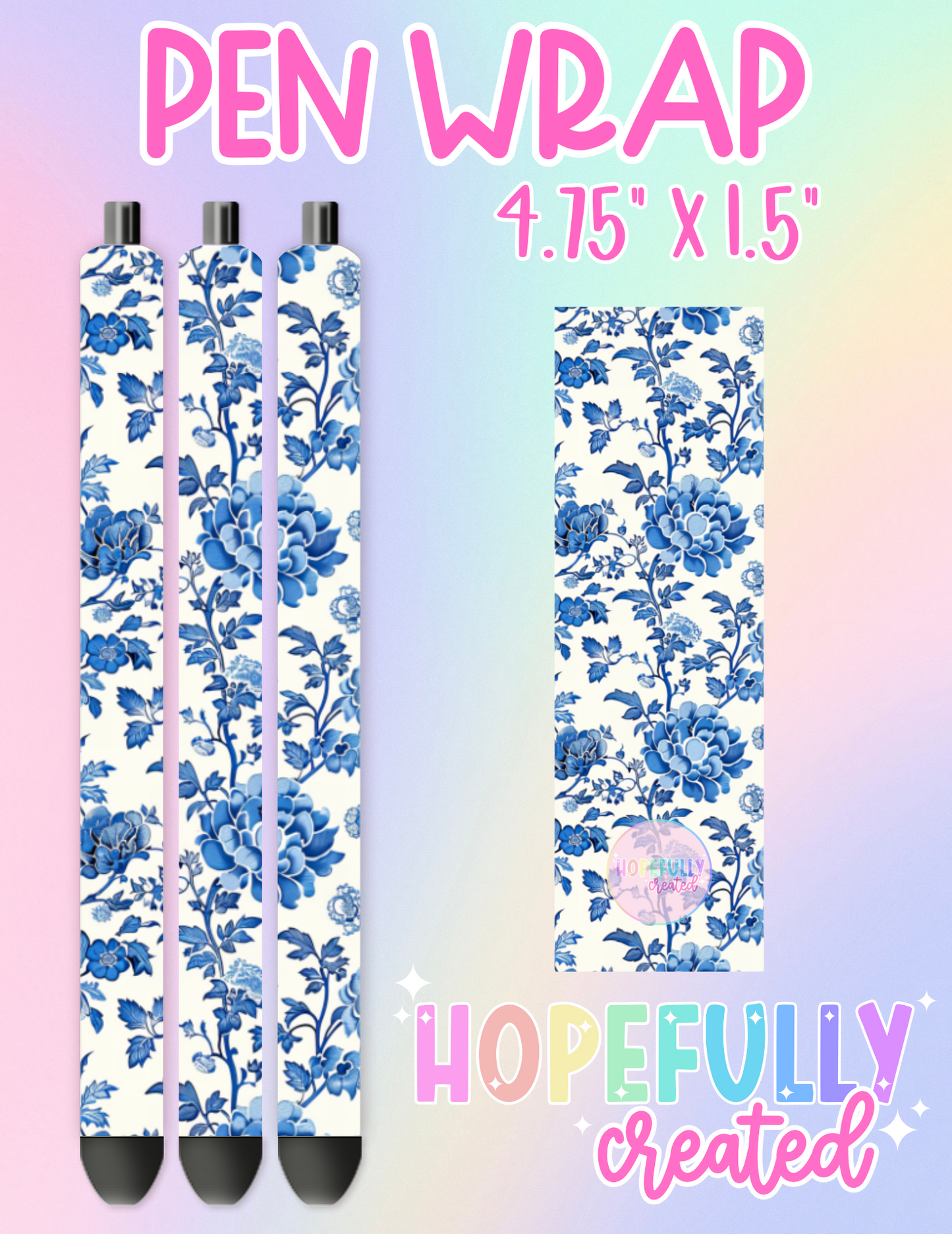 Floral Pen Wrap-2404