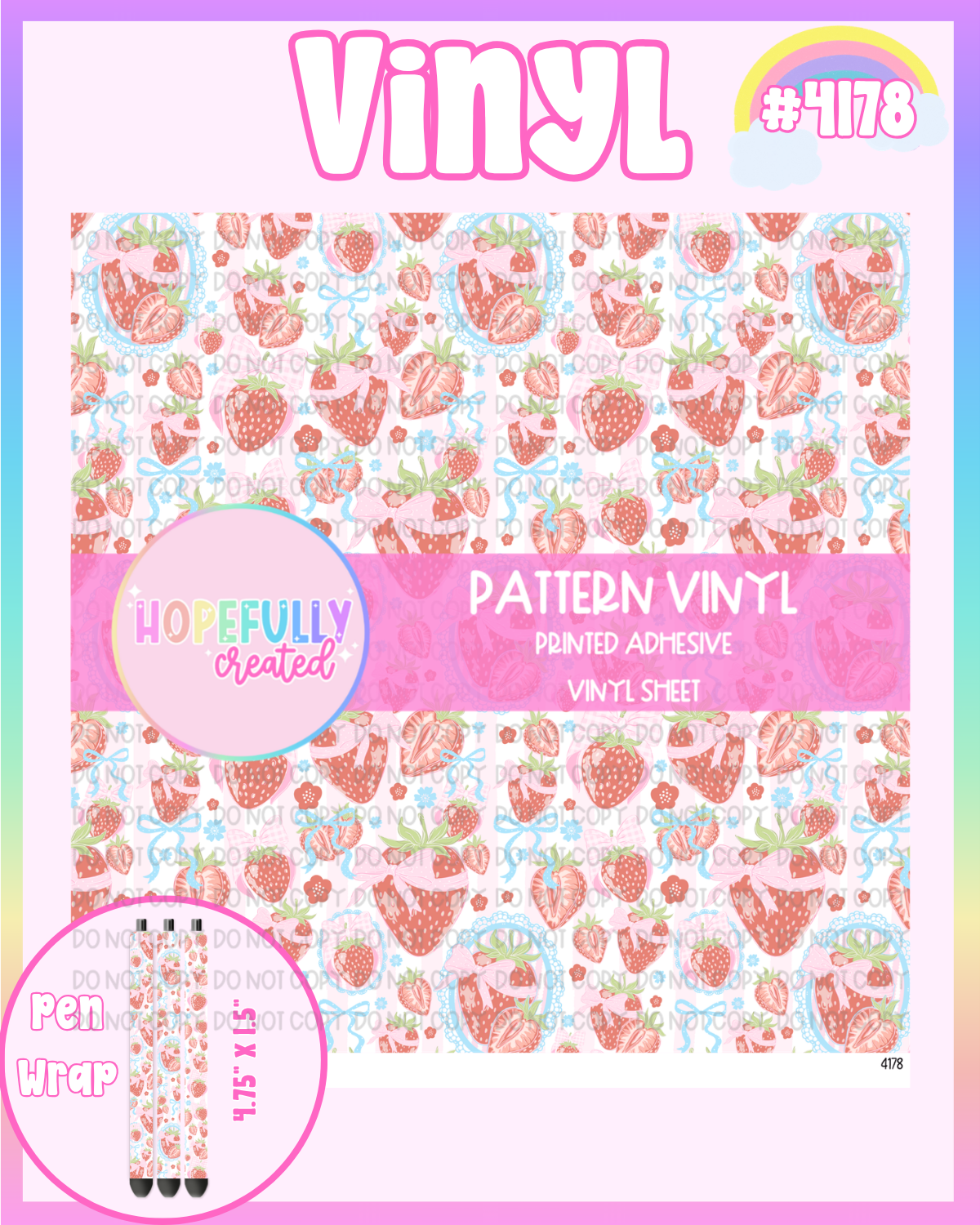 Strawberry Vinyl Collection - 4178