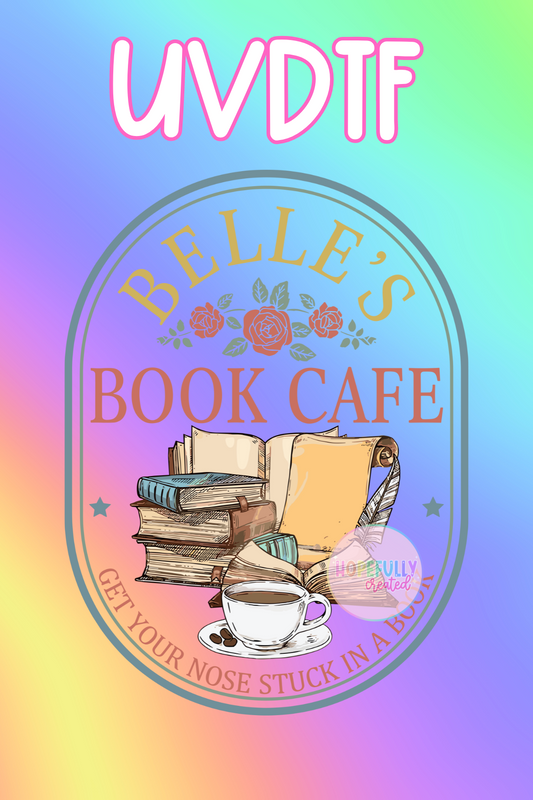 Bell's Book Cafe UVDTF Decal