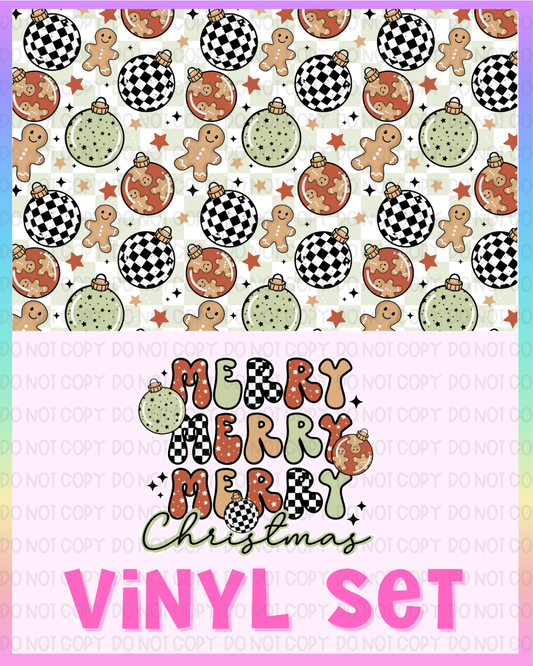 Merry Gingerbread Vinyl Set
