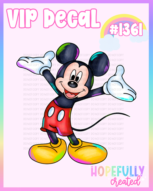 Mouse Decal-1361 VIP