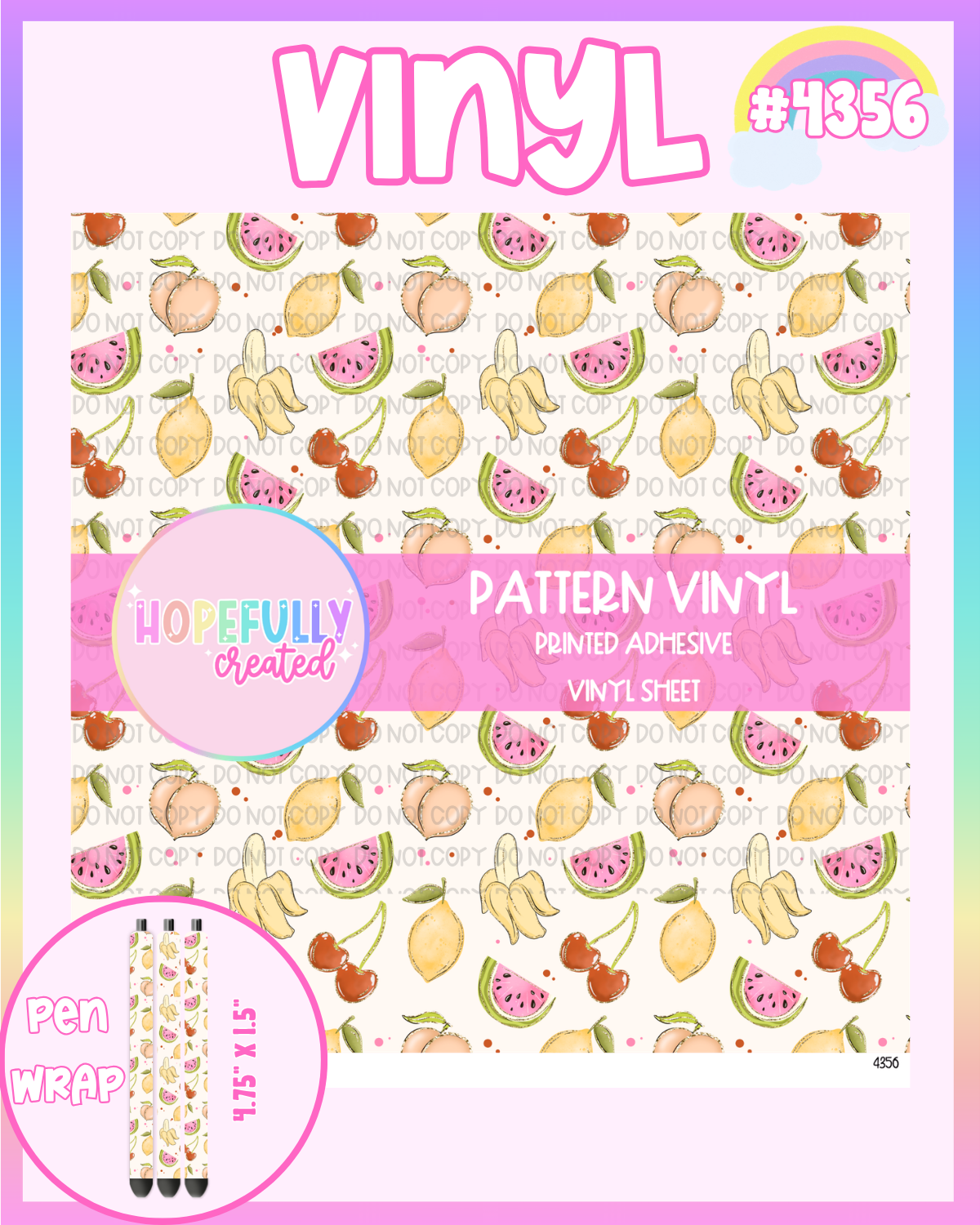 Fruits Vinyl Collection - 4356