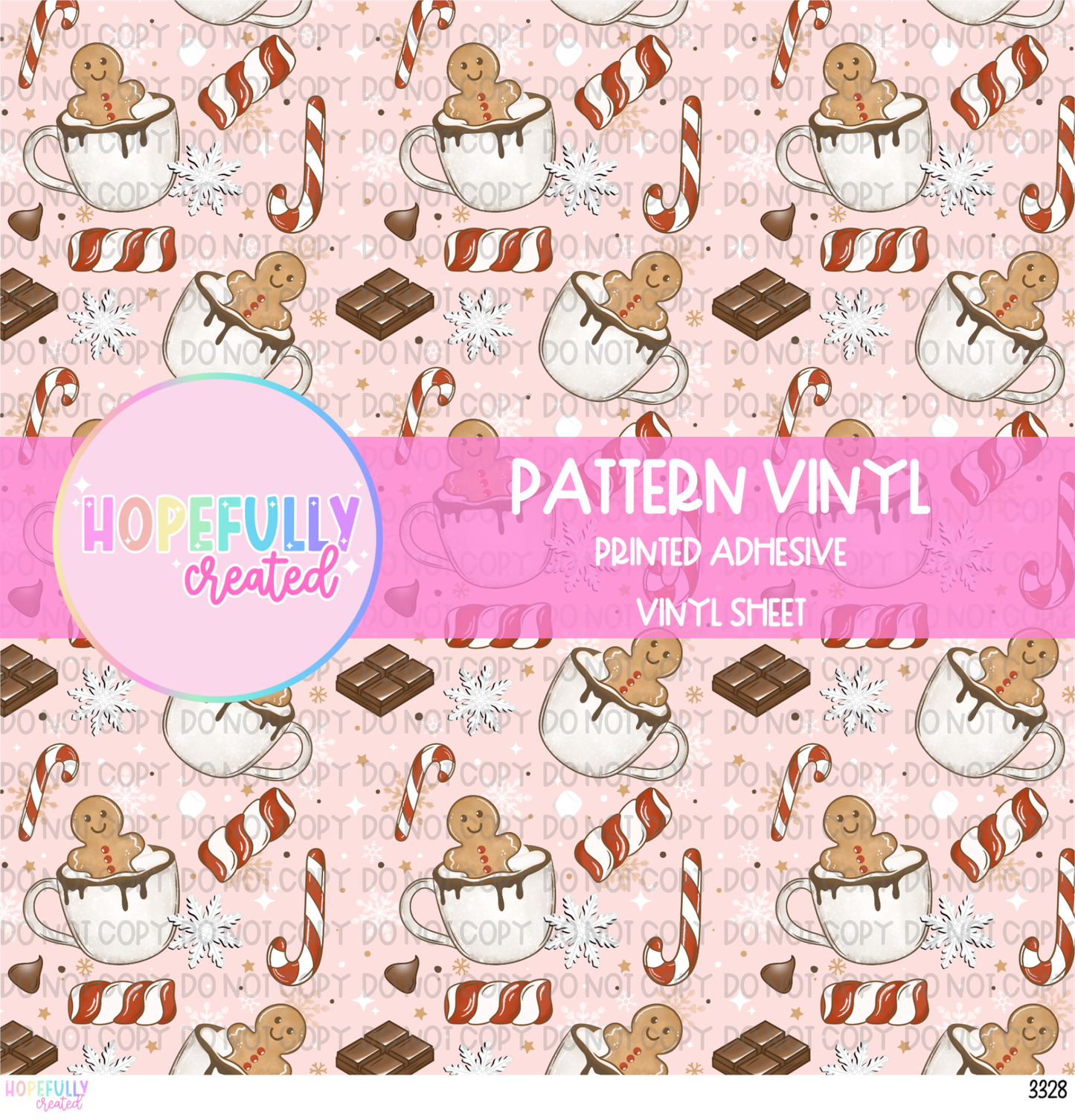 Gingerbread Hot Cocoa Vinyl Collection - 3328