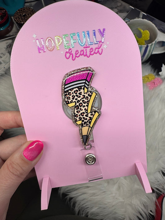 Pencil Badge Reel