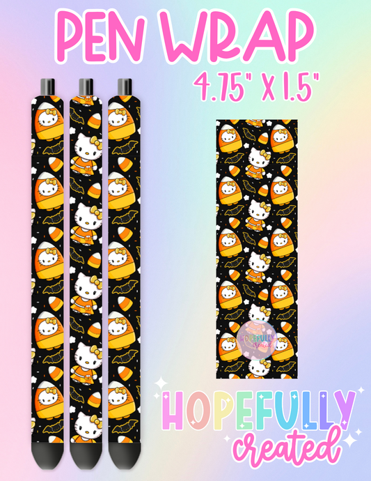 CandyCorn Kitty Pen Wrap-1641 VIP Holiday