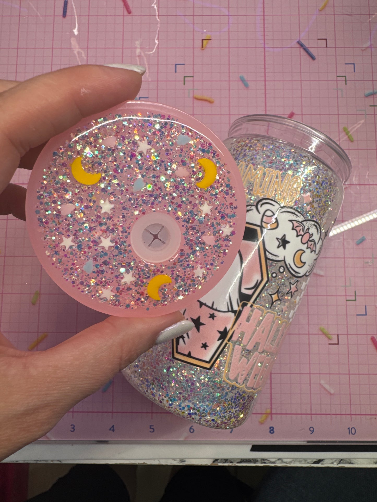 Dreaming of Halloween SnowGlobe Tumbler