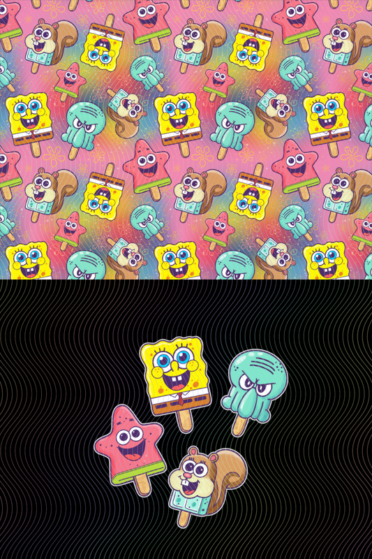 Sponge Popsicles Vinyl Set