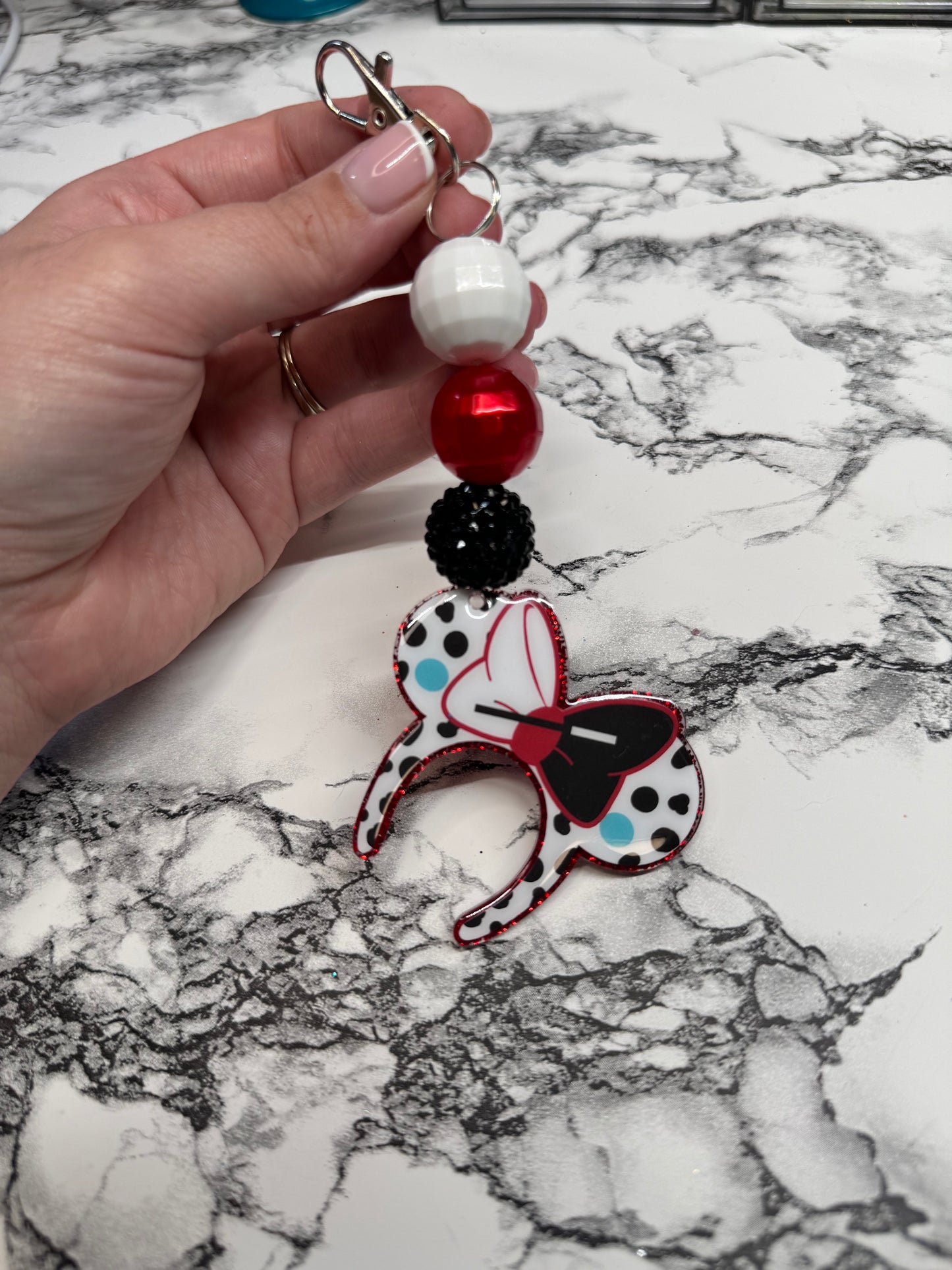 Cruella Keychain