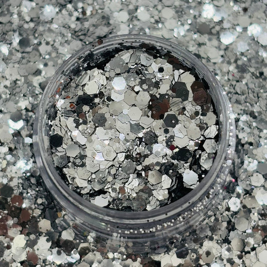 TITANIUM - Chunky Metallic Mix / Match: Aces