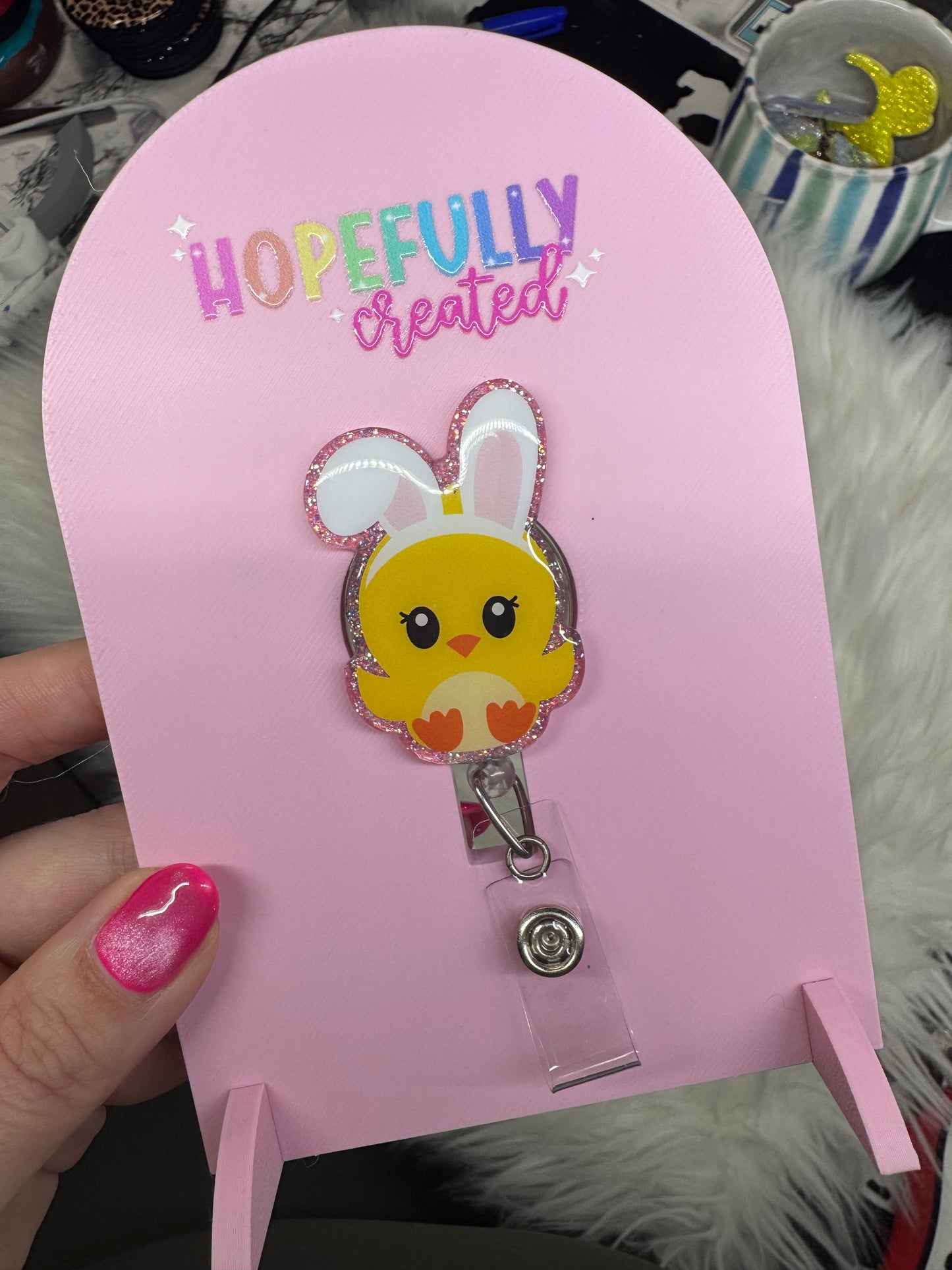 Easter Duck Badge Reel